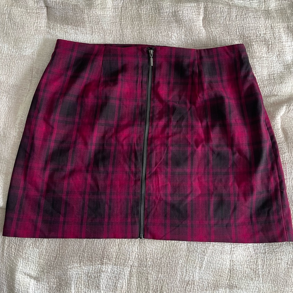 Torrid Black & Pink Plaid Pencil Skirt Size 20